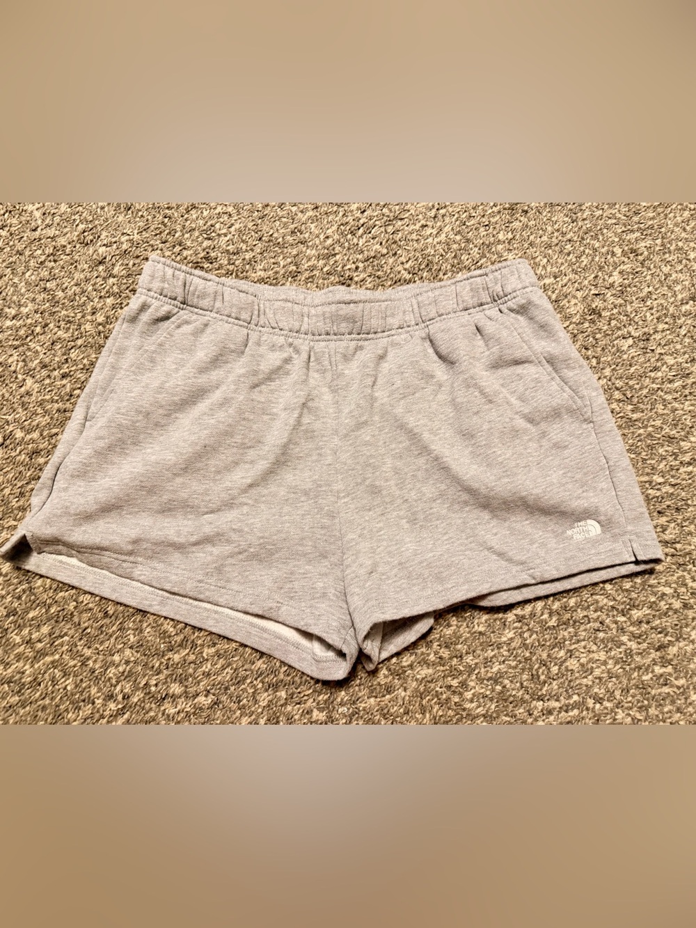 The North Face light gray women's shorts